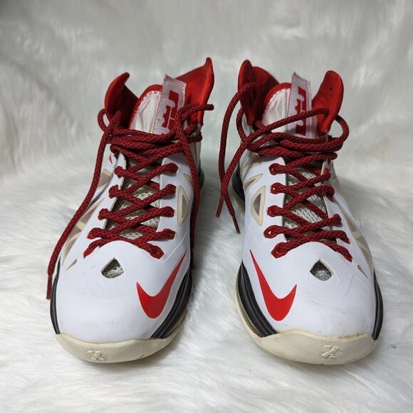 Nike LeBron x + Men\'s white Red Black Size 9 main image 10